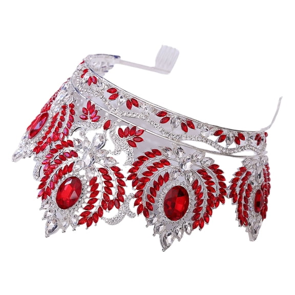 BQBQERT Delicate Crystal Crowns for Women Stylish Tiaras with Embellishments