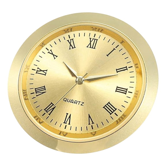 BQBQERT Diameter 36mm Round Clock Insert Bells Handicraft Inlaid Quartzs Bells Head