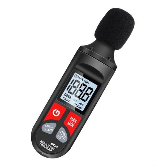 BQBQERT Digital Noise Meter with Accurate Decibel Reading Multifunction Sound Leveling Meter ABS for Industrial Sound Analysis