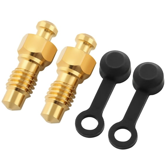 BQBQERT Disc Brake Exhaust Bolts Motorcycle Brake Caliper Bleed Screw With Caps Bleeding Bleed Nipple Screw Enduring