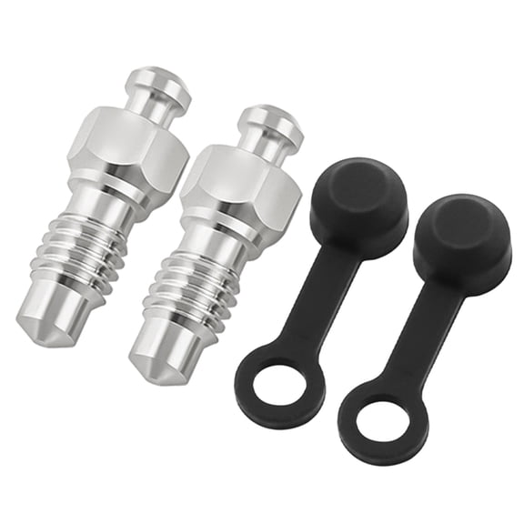 BQBQERT Disc Brake Exhaust Bolts Motorcycle Brake Caliper Bleed Screw With Caps Bleeding Bleed Nipple Screw Enduring