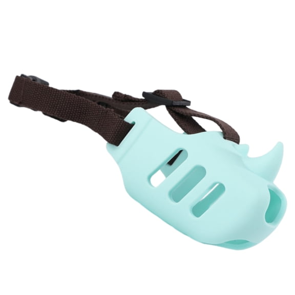 BQBQERT Dog Muzzle Guard Secure Training Cover for Aggressive Dogs Adjustable Strap Stop Biting for Public Silicone