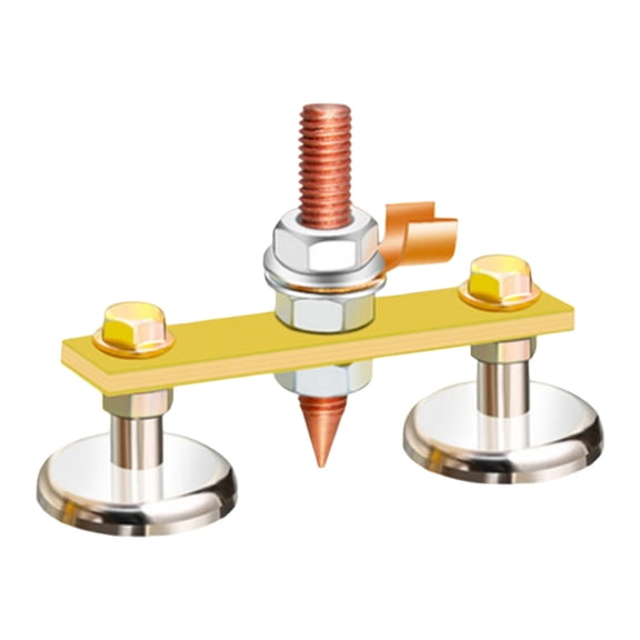 BQBQERT Double Head Ground Wire Clamp Tool Welding Clamp Holder Fixture for Mechanical Maintenance