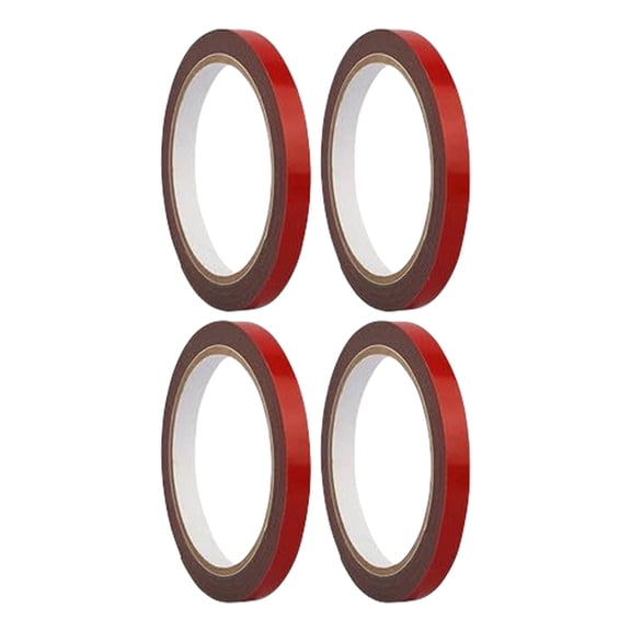 BQBQERT Double Sided Foam Tape 13.12ft Sealing Applications Multipurpose for Car, LED Strips Light, , Home 4 Rolls
