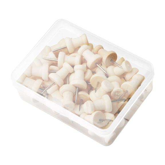 BQBQERT Drawing Push Pins Marking Pins Wood Materials with Irregular Head and with Metal Points Great for Board Marking