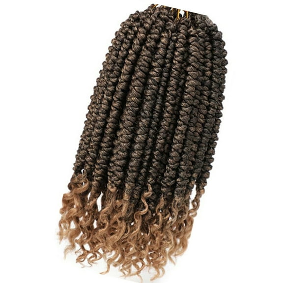 BQBQERT Dreadlock Hairtie 12 Strands Braids Natural Looks High Temperature Fibers Braiding Hair Extension For Fashion Enthusiast
