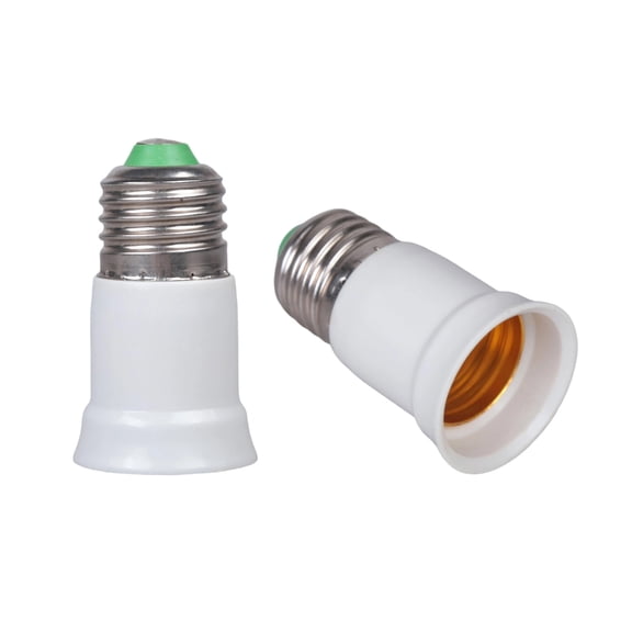 BQBQERT E27 Bulb Socket Extender Adapter 65mm /125mm Cord for LED Light Fan Cameras
