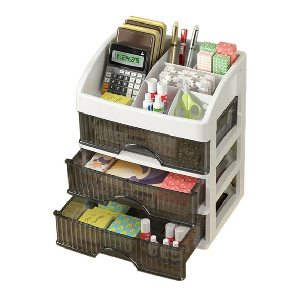 BQBQERT Easy Access Desktop Drawer Storage Cabinet Home Accessory for Clutters Workstations in Office or Home Daily Use