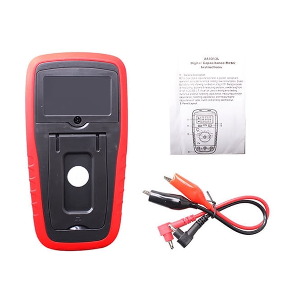 BQBQERT Easy Carry Capacitors Tester High Reliability Capacitance Meter Electronic Capacitance Tester with Backlight LCD Scree
