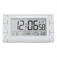 BQBQERT Easy to Read LED Alarm Clock with Silents Operations for