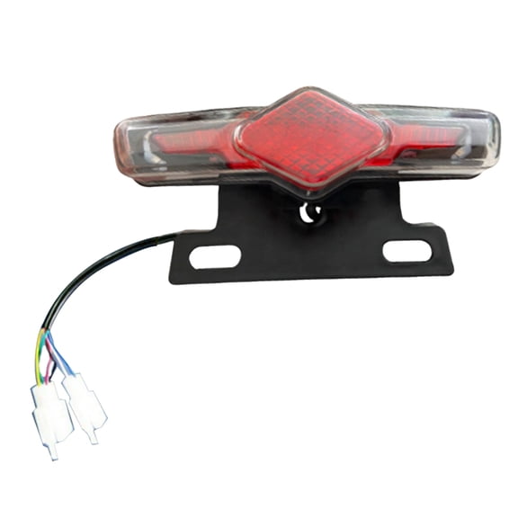 BQBQERT Electric Bike Brake Rear Light 36-60V Taillight Waterproofs LED Turn Signals Light Outdoor Night Cycling Light