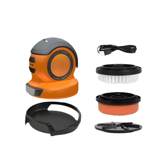 BQBQERT Electric Car Ice Scraper With Soft Brush And Waxes Polisher For Winter Windshield Maintenance ABS Tool