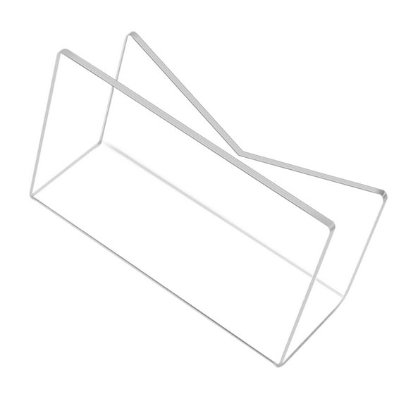 BQBQERT Elegant Countertop Mail and Letter Stand Delicate Home Acrylic Letter Holder Mail Organizers Desk Envelope Sorter