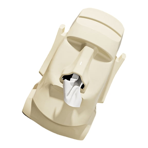 BQBQERT Elegant Stone Statue Tissue Dispenser for Home Decoration Stylish Napkin Holder Decorative Living Room Tissue Case