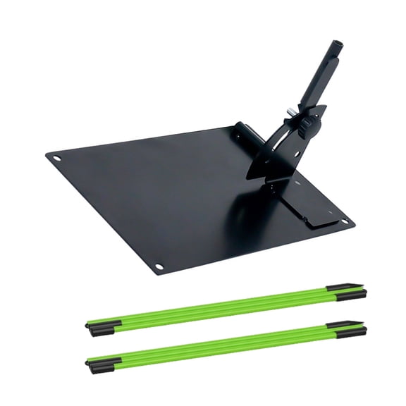 BQBQERT Ergonomic Golf Practice Trainings Aid Light weight Golf Trainings Plate for Consistent Strokes Practices