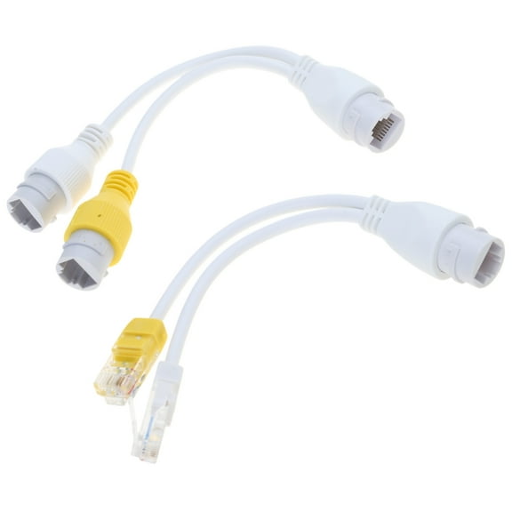 BQBQERT Ethernet Splitter Combiner for Seamlessly Integration in Systems Run 2 IPCameras on 1Networking Cable