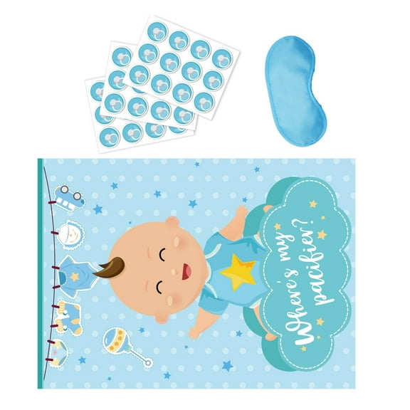 BQBQERT Exciting Pin the Horns Activity for Children with Adhesive Horns Stylish Party Decorations Baby Shower Activities