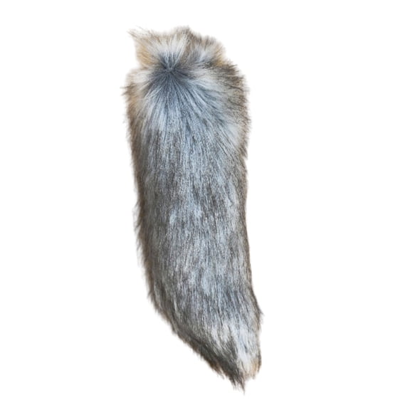 BQBQERT Faux Furs Animal Tail Foxes Cats Dog Wolf Tail Halloween Cosplay Party Costume Accessory Furry Foxes Tails Clip on