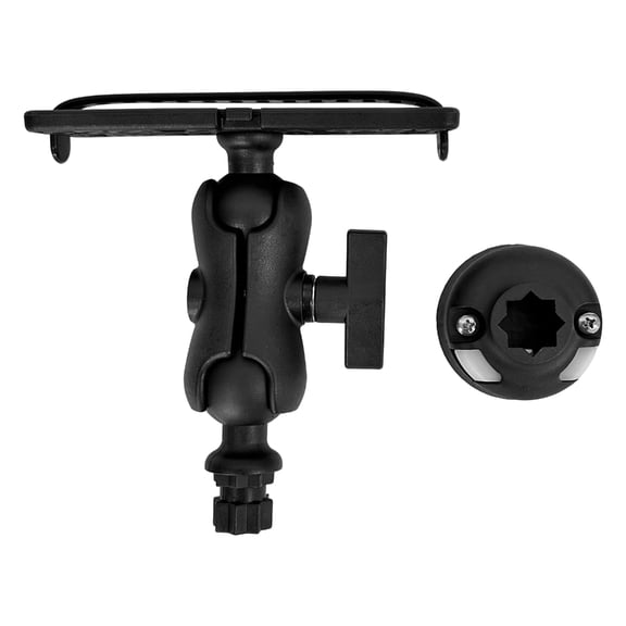 BQBQERT Fish Finder Mount Base Mount Camera Bracket, 360 Degree Rotation Fish Finders Holder Kayak Fishfinder Mounting Plate
