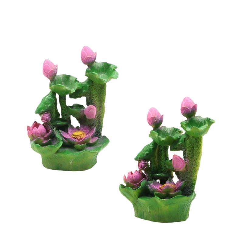 BQBQERT Fish Tanks Artificial Lotuses Simulation Landscape Large Plant FishTank Landscaping Fish Tanks Plant