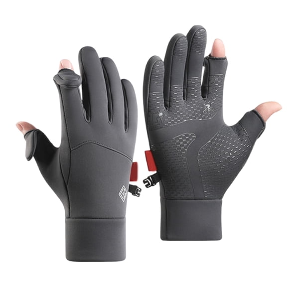 BQBQERT Fleece Lined Glove Touchscreens Ski Snow Gloves Winter Fleece Thickened Glove Warm Cycling Mountaineering Skiing Glove