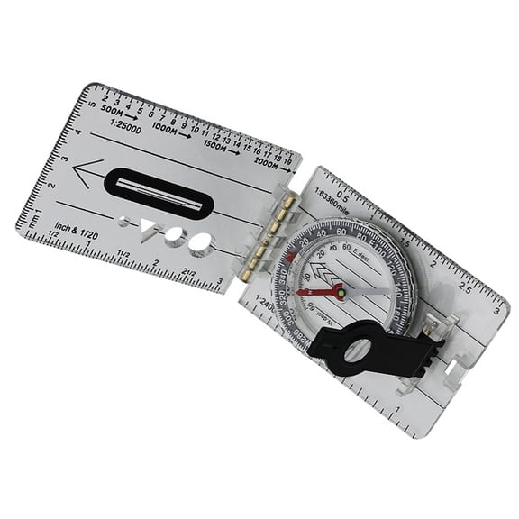 BQBQERT Flipping Open Foldable Camping Hiking Pocket Survival Compasses Waterproof Pocket Multifunctional Navigation Compasses