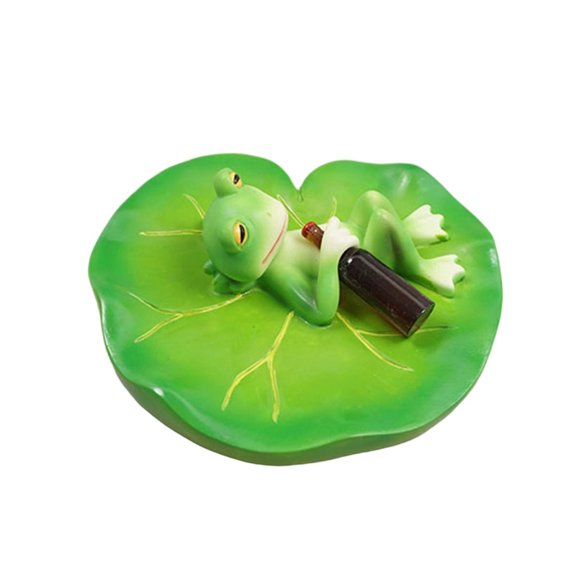 BQBQERT Floating Frogs Statue Resin Garden Pond Pool Garden Landscape Floating Sculpture