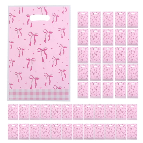 BQBQERT Foldable Pink Embellished Packaging Bags Storage For Travel Cosmetic Organization