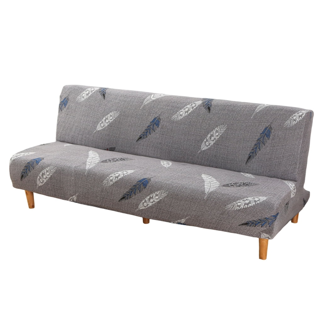 BQBQERT Foldable Sofa Bed Slipcover Armless Futon Stretch Couch Cover for Small Space