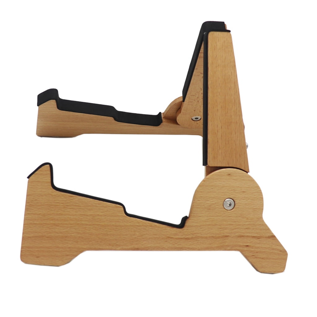 BQBQERT Folding Musical Instrument Stand Wooden A-Frames Guitar Stand Suitable for Electric Guitars, Bass Guitars