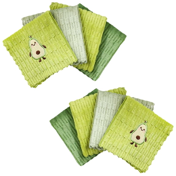 BQBQERT Fun Avocado Themed Dish Towel Absorbent Microfiber Perfect For Kitchen And Restaurant