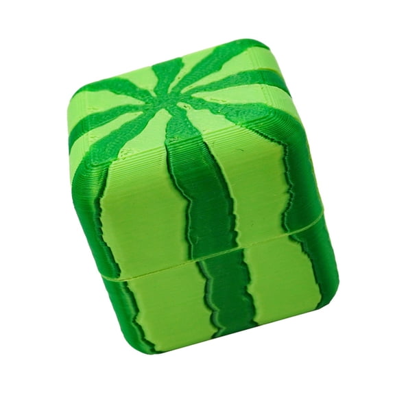 BQBQERT Funny Square Watermelon Dices Rounded Corner Portable Table Game Six Sided Dices Mahjong Accessories Enduring