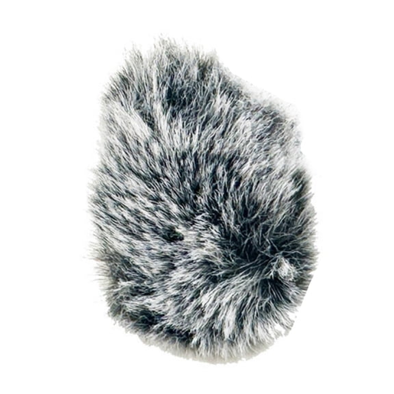BQBQERT Furry Windscreen Soft Furry Lapel Mic Microphone Covering Muff for Noise Reduction in Challenging