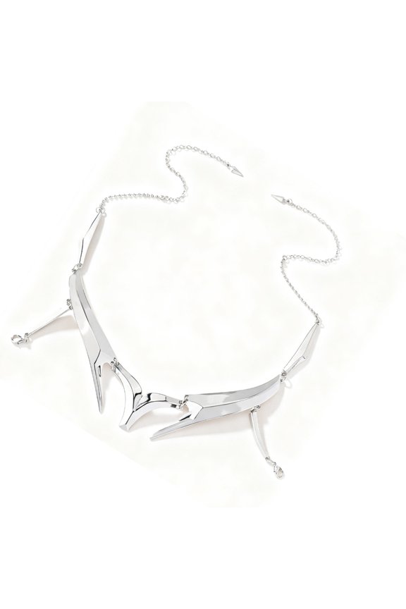 Futuristic Asymmetric Lip Face Jewelry Punk Inspired Alloy Body Chain For Fashion Statements And