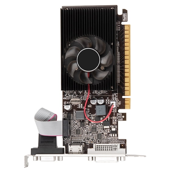 BQBQERT GT610 1GB Graphics Card 610 DDR3 for Business PCIE x 16 VGA PC Desktop Video Card 64bit Graphics Card