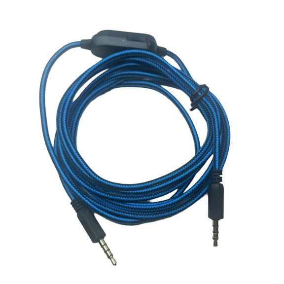 BQBQERT Gaming Headsets Headphone Cable for AW720H/AW310H/AW510H/988 Headphone Cable with Inline Volumes Control Wire