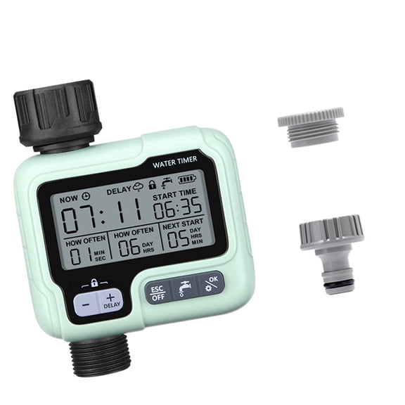 BQBQERT Garden Automatic Watering Timer Intelligent Drip Irrigation LCD Display Home Horticultural Equipment Accessories