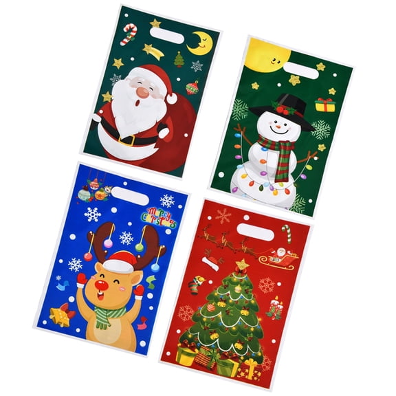 BQBQERT Gift Bags Glossys Surfaces Cartoon Print Holiday Celebration Packaging Solution