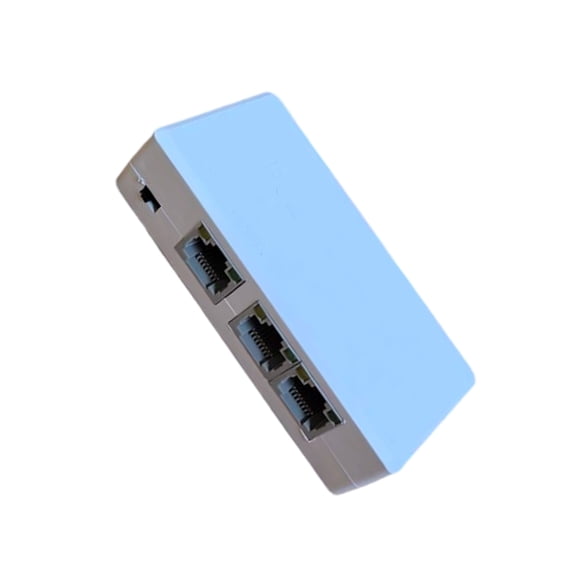 BQBQERT Gigabit Power Over Ethernet Extender 1 in 2 Out Ensuring Stable Networking and Power for Cameras