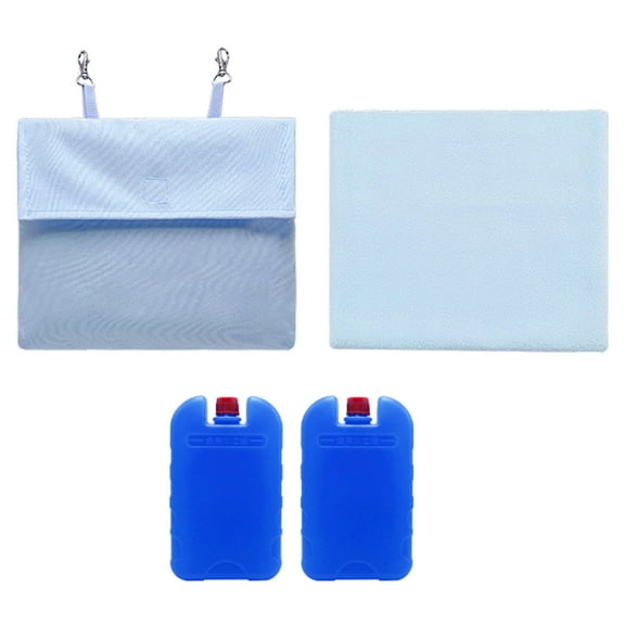 BQBQERT Guinea Pigs & Rabbits Ice Pack Wrap for Cage Pet Cooling House Accessories Hanging Type for Rabbits Cage