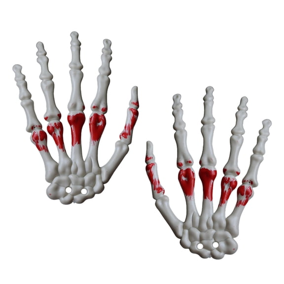 BQBQERT Halloweens Skeleton Hand Fake Human Hand Realistic Skeleton Hands Life Sizes Zombied Party Halloween Decoration