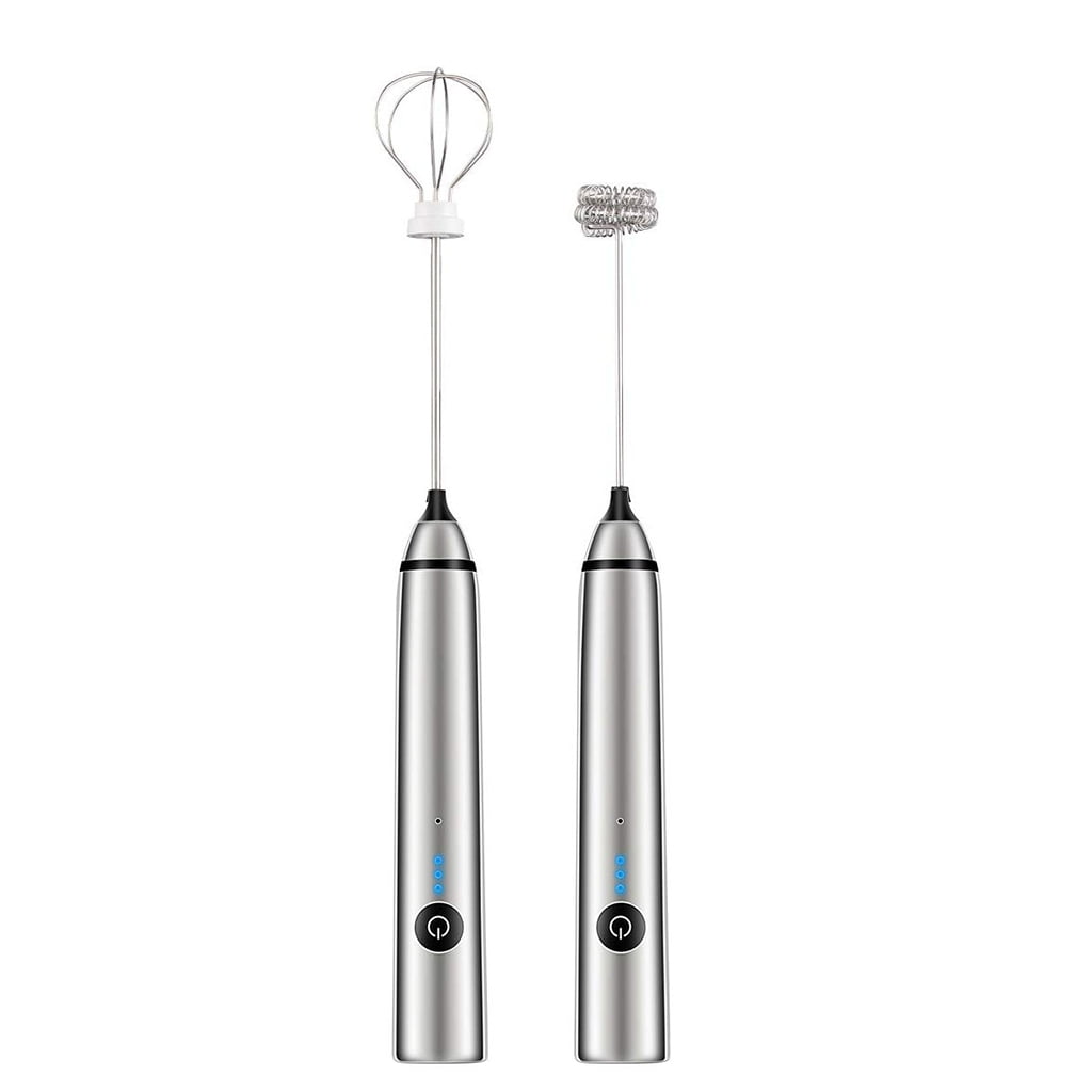 BQBQERT Handheld Milk Frother Electric Hand Foamer Drink Mixer for Coffee Frappe Hot Chocolate Whisk Frother