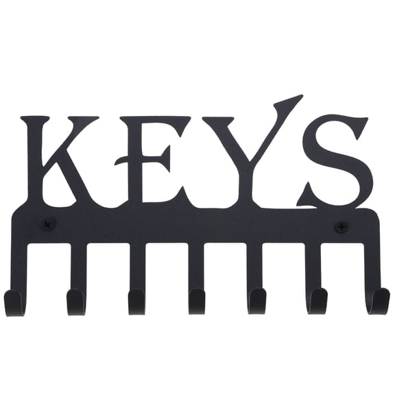 BQBQERT Hanging Hook Rack Home Dormitory Hotel Utility Hook Bracket with 7 Hooks Hanging for Bags Towels Keys