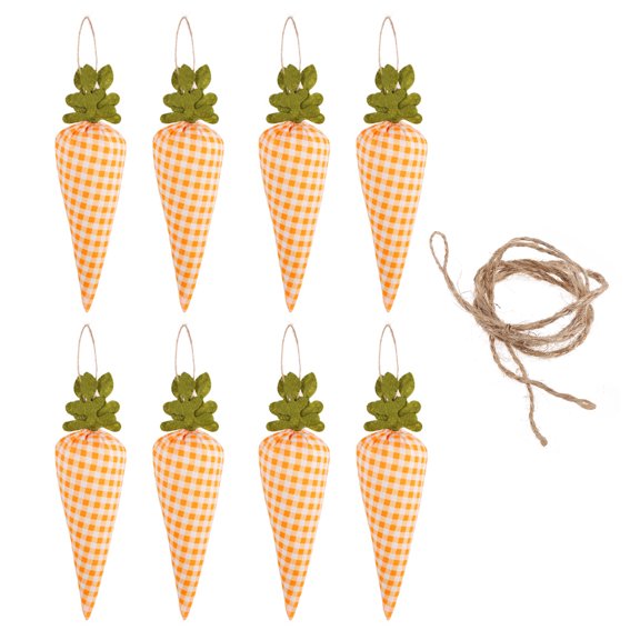 BQBQERT Happy Easter Carrot for Hanging Pendant Bunting Flag Decoration Photo