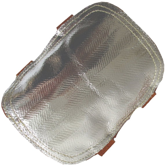 BQBQERT Heavy Duty Leather Welder Gloves Heat Reflective Aluminized Lining Suitable For High Temperature Welding Tasks