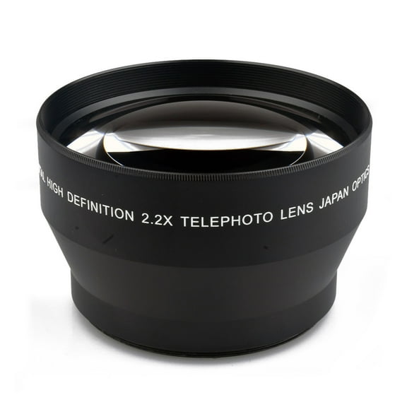 BQBQERT High Definition Telephoto Lens 67mm 2.2X Opitical Glass -ele Lens for DSLR Cameras Close-up