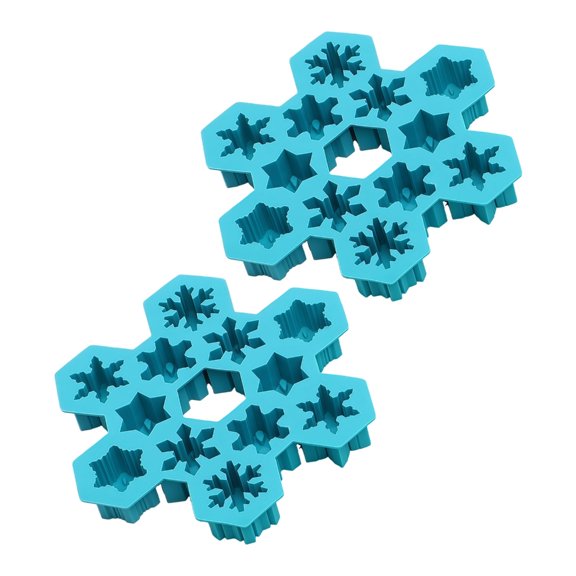 BQBQERT High Quality Silicone Ice Cubes Molds With Snowflake Pattern For Baking