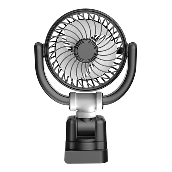 BQBQERT In Car Angles Fan for Dashboard Center Console with Easy Installation & Space Saving Design for Air Circulation