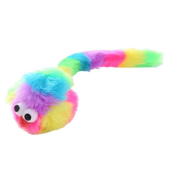 BQBQERT Interactive Toy Colorful Mouse Shape Toy Funny Training Filled Catmint Toy Indoor Scratch Filled Catmint Toy