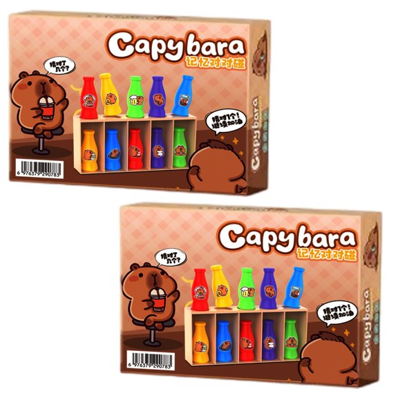 BQBQERT Interactively Party Board Game Set 2 Player Component Color Recognition Training Easy Cleanup